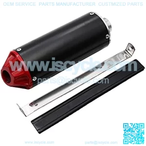 28mm Motorcycle Exhaust Muffler For 50cc 70cc 90cc 110cc 125cc CRF XR 50 KLX SSR Thumpstar TTR YCF Chinese Pit Trail Dirt Bike Parts Red