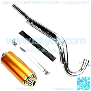 Eachbid 28mm Motorcycle Exhaust Muffler & Pipe for ATV Dirt Pit Bike Racing 110cc -150cc