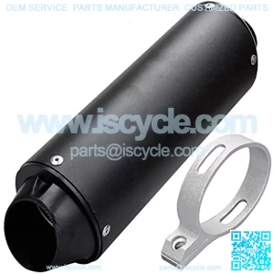 28mm Exhaust Pipe Muffler Clamp for 50cc 110 125cc Quad Dirt Pit Bike CRF XR 50 SSR Thumpstar TTR YCF ATV Black