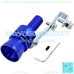 Blue Turbo Sound Whistle Muffler Exhaust Pipe Simulator Whistler XL Type