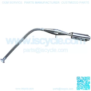 Stainless Steel Pipe Muffler FOR GAS MOTORIZED BICYCLE 80cc