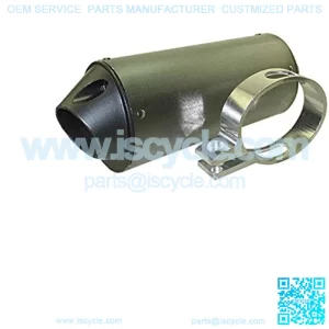 38mm Exhaust Muffler With Clamp For 125cc 140cc 150cc 160cc Chinese Made Pit Dirt Bike XR50 CRF50 SSR Lifan Taotao Stomp Kayo