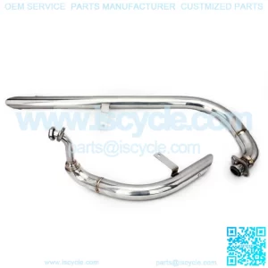 Custom Stainless Steel Motorcycle Exhaust Pipe For YAMAHA