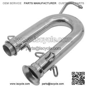 Exhaust Pipe For Yamaha Rhino 700 YXR700FSP 4x4 Sport Edition FI 2008-2013(For: Yamaha Rhino 700)