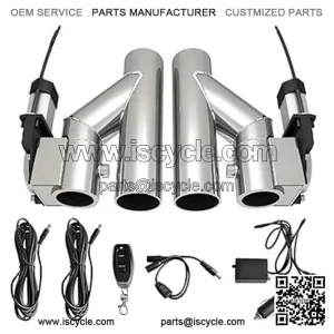 3-inch single-opening integrated Y-type exhaust valve remote control two-in-one