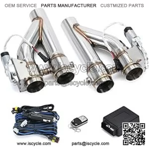 2.5-inch double-open integrated Y-type exhaust valve remote control 2-in-1