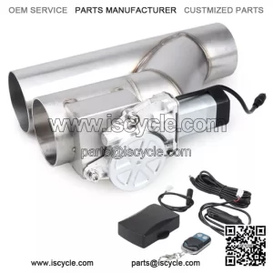 2.5-inch double-open integrated Y-type exhaust valve remote control and manual