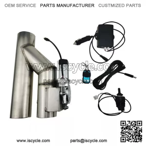 3-inch integrated straight exhaust valve Remote control and manual