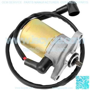 10 Teeth Starter Motor for Tao tao Jonway Sunl Roketa Baja Peace Sports GY6 47cc 49cc 50cc 4-Stroke QMB139 Engine Scooter Moped Parts