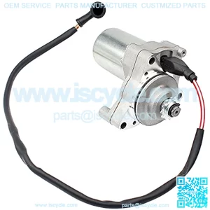 Starter for 125cc 50cc 70 cc 90cc 100 cc 110cc ATV Dirt Bike Go Karts Pit Bike Quad 4 Wheelers Dune Buggy for SSR Roketa Coolster Jonway SunL 3 bolt Starter Motor WIth Line
