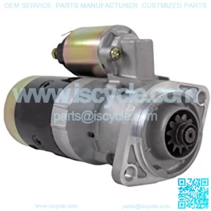 STARTER MOTOR COMPATIBLE WITH MITSUBISHI FORK LIFT FGC-15-LP FGC-15-LPS FGC-15B-G 4G33 1041468, 1085012 1041468 1085012
