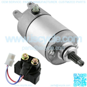 Starter W/ Relay Solenoid For Honda Fourtrax 300 TRX300 TRX300FW 2X4 4X4 1988-00