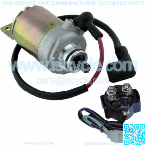 Starter & Relay Solenoid for Polaris Phoenix 200 2005 2006 2007 2008 2009 2010