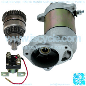 Starter Drive & Relay Solenoid for Polaris Xplorer 400 4X4 1996-1999 2000-2002