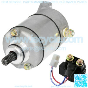 Starter W/ Relay Solenoid for Yamaha TTR250 Ttr 250 1999 2000 2001 2002-2006