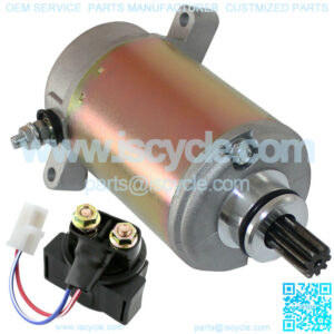 Starter & Relay Solenoid for Yamaha Wolverine 350 YFM350 1996-2005 Atv