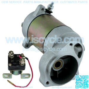Starter & Relay Solenoid for Polaris Sportsman 4X4 1993 1994 1995 1996 Atv New