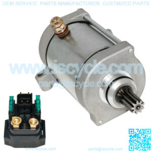 Starter W/ Relay Solenoid for Yamaha Raptor 700 700R YFM700 YFM700R 2006-2012