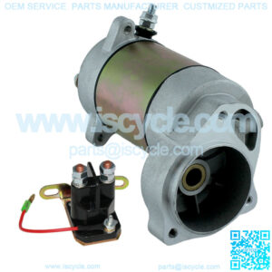 Starter & Relay Solenoid for Polaris Trail Boss 250 1986 1987 1988 1989 1990-99