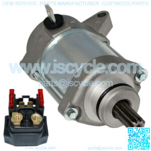 Starter & Relay Solenoid for Yamaha WR450 WR450F 449Cc 2003-2006 Motorcycle New