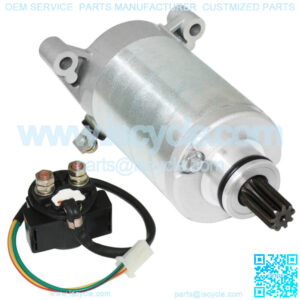 Starter W/ Relay Solenoid for Hyosung GT125 GT125R GT250 GT250R Comet 2003-2006