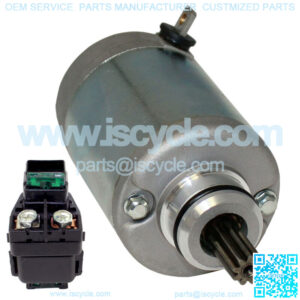 Starter & Relay Solenoid for Suzuki GSX-R600 GSXR600 GSX R600 1997-2000