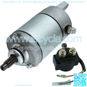 Starter & Relay Solenoid for Honda TRX300EX Sportrax 300 1993 - 2003 (EX) Models