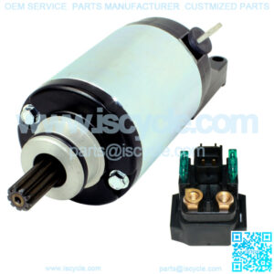New Starter & Relay Solenoid for Suzuki GSX-750F GSX750F Katana 750 1998-2006