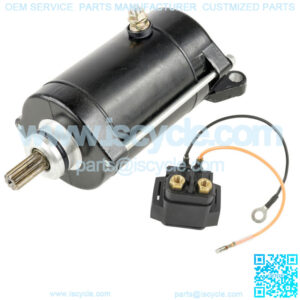 Starter & Solenoid Relay for Yamaha 1200 XLT1200 2002 2003 2004 2005 Jet Ski New