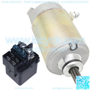 Starter And Relay Solenoid for Kawasaki Ninja ZX-9R ZX9R ZX900F ZX900 F 98-2003