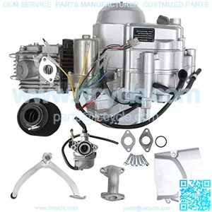 125cc 4-Stroke Semi-Auto Electric Start Motor Engine Single Cylinder Air Cooled for ATV Quad Go Kart Quad Bikes