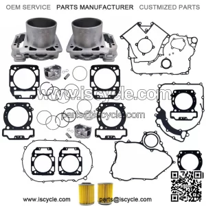 CFMoto 800 Cylinder I&II Piston Gasket Kit CF 800HO 550 Z8 U8 UForce ZForce