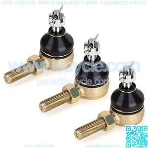 Tie Rod End Kit for Club Car DS 1976-2008 Gas & Electric Golf Cart, Left-Hand & Right-Hand Thread Ball Joint, Replaces OEM: 7539 7540