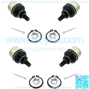 Cycle ATV Upper & Lower Ball Joints x4 fits Honda Foreman TRX450 450 500 420 Rancher Rincon TRX650 650 TRX680 680