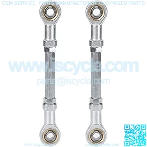 2pcs 150mm -170mm 8mm Steering Tie Rod Kit Ball Joint for 49cc Electric Mini ATV Go Kart 2pcs 150mm suspension kit go kart tie rod kit,go kart tie rod kit