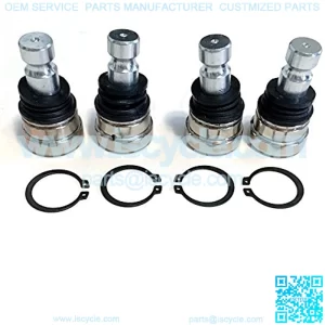 Racing Front Ball Joint Joints Set Upper and Lower Compatible with Polaris Ranger 800
