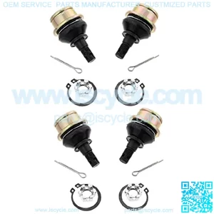 Cycle ATV - Upper and Lower Ball Joints x4 fits Kawasaki - Brute Force - Teryx - Mule Pro - KFX700 KFX450 KFX 450 700