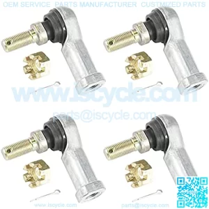 Two Sets Of Tie Rod End Kit Compatible With Honda Trx350Fm Trx-350Fm Rancher S 4X4 2000-2006