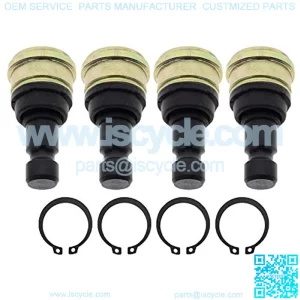 7061220 7061187 Ball Joint Set for All Polaris RZR 570 800 Sportsman/Scrambler 850 Ranger 900 XP/Diesel/Crew 4pcs ATV/UTV Front Ball Joint Joints Set Upper and Lower