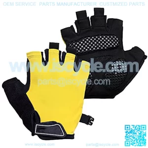 Cycling Gloves Half Finger, Bike Gloves for Men/Women, Gloves for Women, MTB Gloves with Liquid Gel Pad, Shock-Absorbing, BreathRoad Gloves, Anti-Slip Anti-Lost, Light Weight