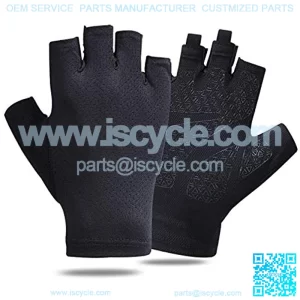 Men's Bicycle Gloves Half-Finger Cycling Gloves Non-Slip Shock Absorption BreathCushion MTB Bike Road Bike Gloves Motorcycle Outdoor Sports Short Fitness Running Mountaineering Gloves Unisex