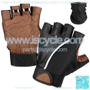 Cycling Gloves, Half Finger Glove MTB DH Road Bicycle Gloves, Winter Light Anti-Slip Shock-Absorbing Unisex Gloves for Men/Women