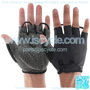 Men Women Cycling Gloves with Shock-Absorbing Gel Pad BreathHalf Finger Mountain Bicycle Bike Road Racing Gloves