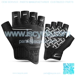 Cycling Gloves 5MM Padded Half Finger Glove Shock Absorbing BreathAnti Slip Road Bike MTB