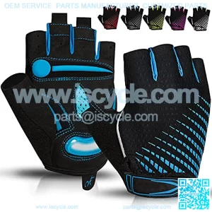 Cycling Gloves Half Finger Bike Gloves 5MM Liquid Gel Pads Bicycle Gloves Shock-Absorbing Mountain Bike Gloves Anti-Slip DH Road MTB Gloves for Men Women