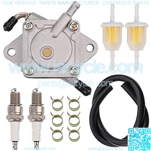 1014523 Fuel Pump & Fuel Line Spark Plug Replacement for 290FE 350FE Club Car Golf Cart Fuel Pump DS Precedent 1984-UP