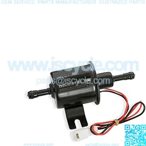 HEP-02A HEP02A - Universal Low Pressure - Gas Diesel Inline Metal Solid Petrol - 12V Heavy Duty Electric Fuel Pump - Compatible with Motorcycle Carburetor ATV