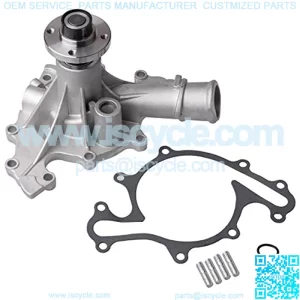 AUQDD AW4105 Professional Water Pump Kit With Gasket Fit For Truck (Engine 4.2L V6 Only) Ford E-150 Club Wagon / E-150 Econoline /E-250 / E-250 Econoline / F-150 Heritage