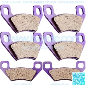 Carbon Fiber Brake Pads Fit for 04 05 06 07 08 09 10 11 12 13 14 Arctic Cat,08 09 10 11 12 KYMCO