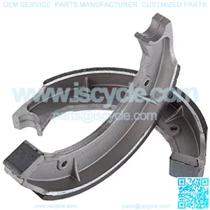 FA54 Front Brake Pads+Rear 516 Brake Shoes for 1999 for Yamaha Big Bear 350, 2000-2004 for Yamaha Big Bear 400, 2003 for Yamaha Kodiak 400